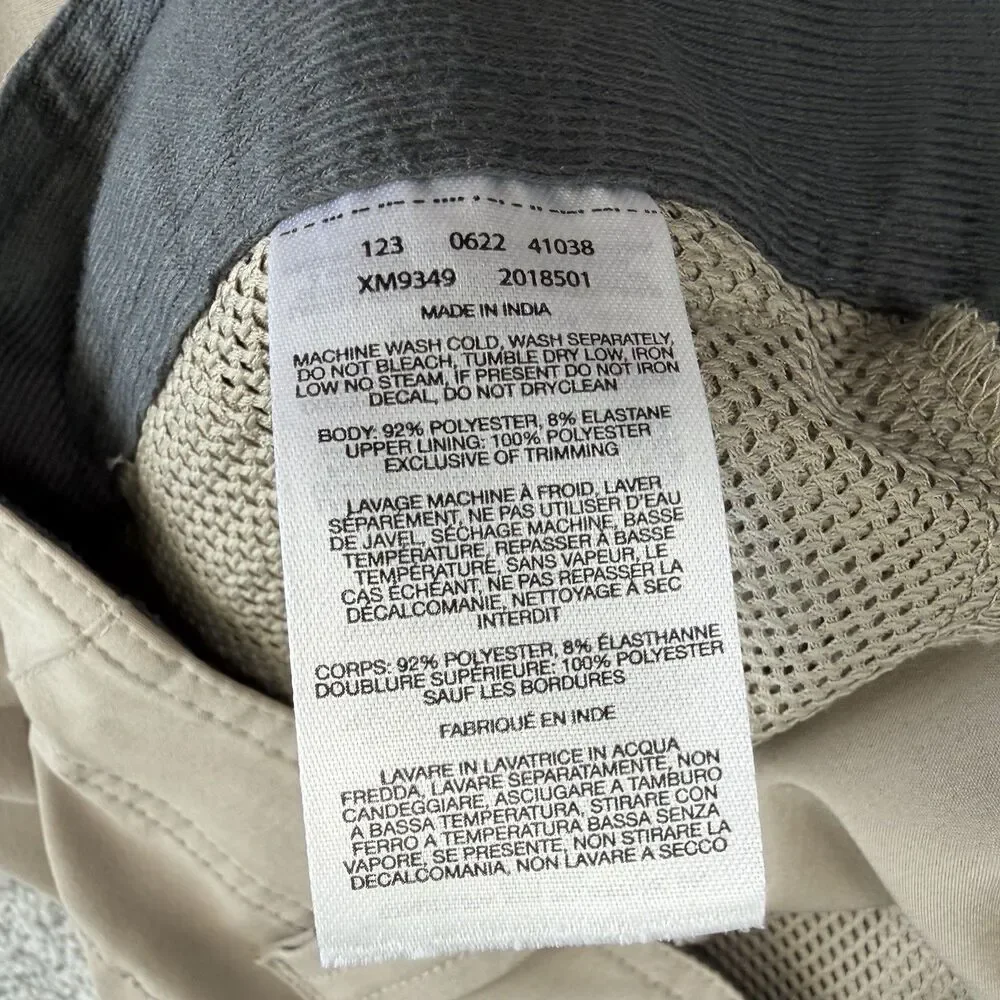 Columbia Eaglecrest Cargo Shorts Mens Lightweight Stretch Hiking Tan Size 40